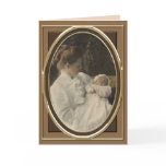 Vintage Victorian Mother & Baby Child Portrait cards