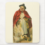 Vintage Victorian Mother Goose Die cut Mouse Pads