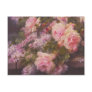 Vintage Victorian Pink Roses and Lilacs Postcard