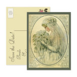 Vintage Victorian Save the Date Postcards