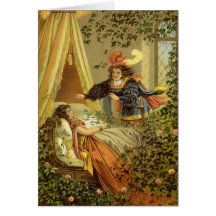 Vintage Victorian Sleeping Beauty Fairy Tale Cards
