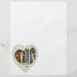 Vintage Victorian Valentine's Day Angels w Letter Flyers