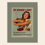 Vintage Victory Garden: Of Course I Can! posters