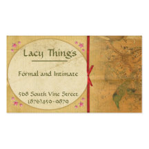 Vintage Vignette Business Card Template