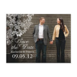 Vintage Vineyard Photo Save the Date Postcard