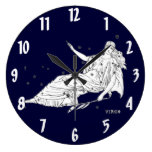 Vintage Virgo Wall Clock