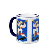Vintage Visit Cuba Coffee Mug