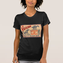 Vintage Vulcan Safety Match Label t-shirts