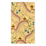 Vintage Wallpaper bookmark Business Card Templates