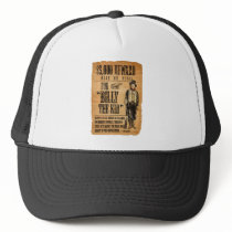 Vintage Wanted / Reward Poster for Billy the Kid Mesh Hats