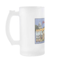 Vintage Washington, DC Postcard Mugs, Steins