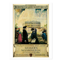 Vintage Washington DC travel advert Post Cards