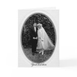 Vintage wedding (1922) card