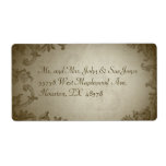 Vintage Wedding Address Label