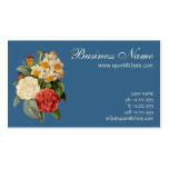 Vintage Wedding Bouquet, Blooming Flowers Business Cards