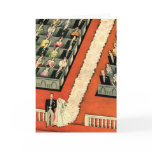 Vintage Wedding Ceremony, Bride and Groom cards