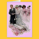 Vintage Wedding Couple cards