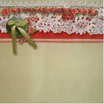 Vintage Wedding Gifts Rustic Roses and Lace Photo Sculpture