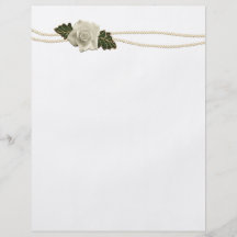 Vintage Wedding Rose Flyers