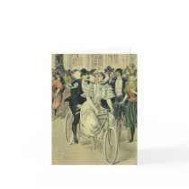Vintage Wedding Thank You Card