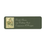 Vintage Wedding, Victorian Bride Bridal Portrait Return Address Labels