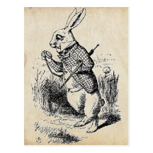 Vintage White Rabbit Post Cards