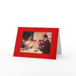 Vintage Wife Has Dessert for Hubby Card