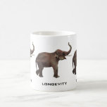 Vintage Wild Animals, Asian Elephant, Good Luck Coffee Mug