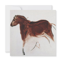 Vintage Wild Horse Cave Painting Invitations