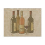 Vintage Wine Bottles Recipe Card Post Cards