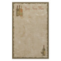 Vintage Wine Bottles Stationery