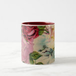 Vintage Winter Roses Coffee Mug