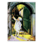 Vintage Winter Scene New Year Card