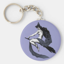 Vintage Witch Key Chain