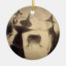 Vintage Witch Ornament