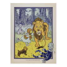 Vintage Wizard of OZ 1900 Postcard
