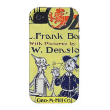 Vintage Wizard of Oz Book Cover Case-Mate iPhone 4 Cases