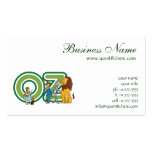 Vintage Wizard of Oz Characters and Letters Business Card Templates