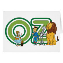 Vintage Wizard of Oz Characters and Letters Cards