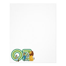 Vintage Wizard of Oz Characters and Letters Customized Letterhead