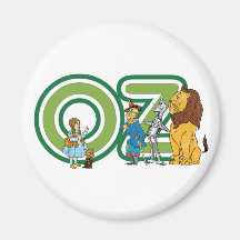 Vintage Wizard of Oz Characters and Letters Refrigerator Magnets