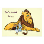 Vintage Wizard of Oz, Cowardly Lion, Dorothy, Toto Custom Announcement
