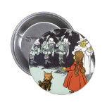 Vintage Wizard of Oz Dorothy Toto Glinda Munchkins Button