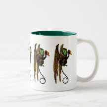 Vintage Wizard of Oz; Evil Flying Monkey Hat Mugs