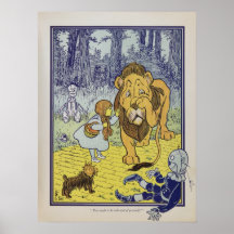 Vintage Wizard of OZ Poster - 1900