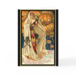 Vintage Woman with Cape Greeting Cards