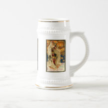 Vintage Woman with Cape Halloween Mug