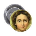 Vintage Woman's Face Pin