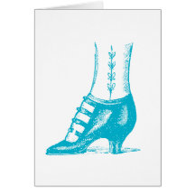 Vintage Woman's shoe Cards