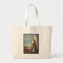Vintage Women of Britain Say Go Recruitment Poster Tote Bags